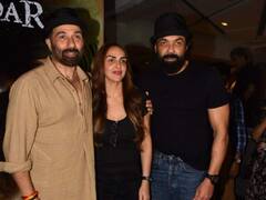 पहली बार सनी देओल और बॉबी देओल के साथ कैमरे के सामने दिखीं ईशा देओल! भाईयों ने लगाया बहन को गले, फैंस ने किया ऐसे रिएक्ट