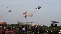 Independence Day 2023: સ્વાતંત્ર્ય દિવસ સમારોહ પહેલા લાલ કિલ્લા પર સશસ્ત્ર દળોએ કર્યુ ફૂલ ડ્રેસ રિહર્સલ, જોઇ લો તસવીરો......