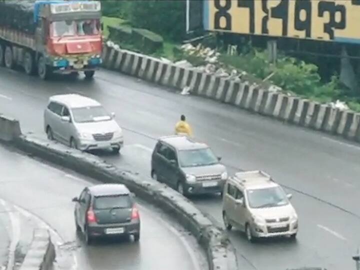 वाहनांच्या वाढलेल्या संख्येने बोरघाटात मार्ग मंदावला आहे.
