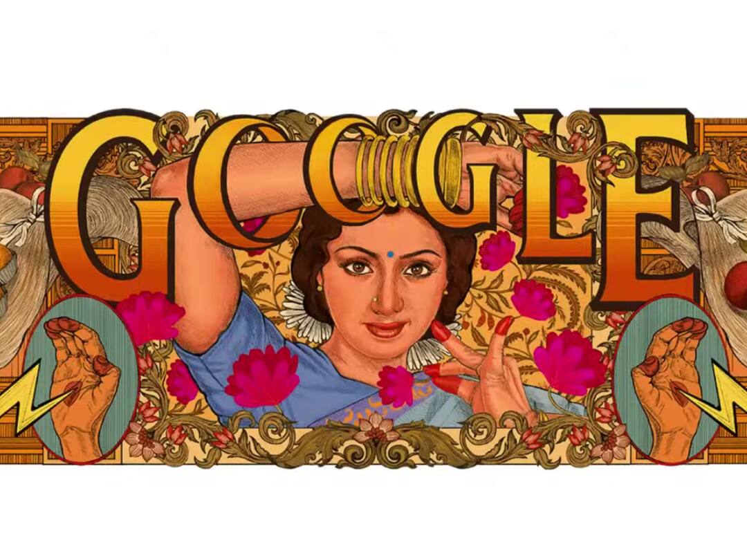 Sri Devi Birth Anniversary Google Doodle pays tribute unknown facts of this actress Google Celebrates Bollywood Legend Sridevi's 60th Birth Anniversary With A Special Doodle