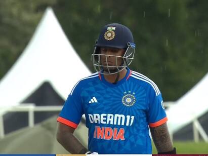 IND Vs WI, 5th T20 Rain halts Match first Innings on India Batting IND Vs WI, 5th T20: தடுமாற்றத்தில் இருந்து மீண்டு வரும் இந்தியா குறுக்கே வந்த மழையால் ஆட்டம் நிறுத்தம்..!