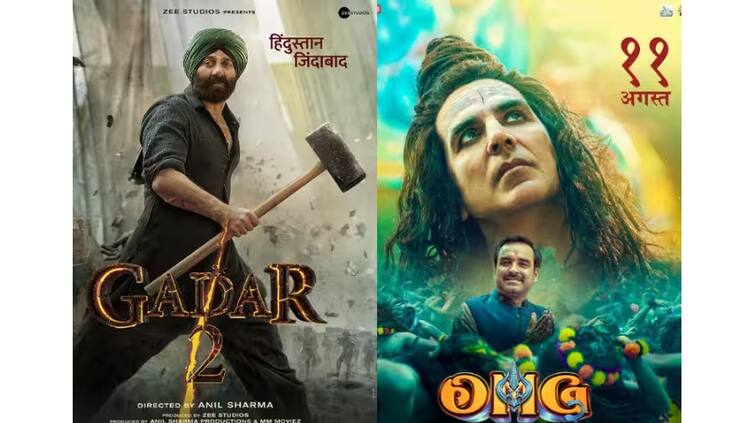 Akshay Kumar OMG 2 and Sunny deol Gadar 2 movie box office collection Gadar 2 Vs OMG 2 Box Office: ਸੰਨੀ ਦਿਓਲ ਦਾ ਢਾਈ ਕਿੱਲੋ ਦਾ ਹੱਥ ਅਕਸ਼ੈ ਕੁਮਾਰ ਨੂੰ ਪਿਆ ਭਾਰੀ, ਕਮਾਈ ਦੇ ਮਾਮਲੇ 'ਚ ਗਦਰ 2 ਨੇ ਬਾਜ਼ੀ ਮਾਰੀ 