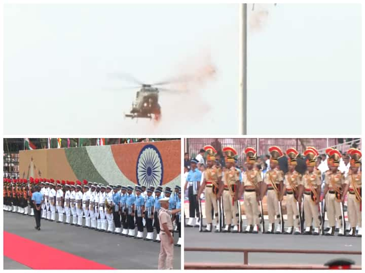 Ahead of Independence Day celebrations, preparations for the occasion are in full swing as full dress rehearsals of different armed forces are underway at Red Fort in Delhi on Sunday.