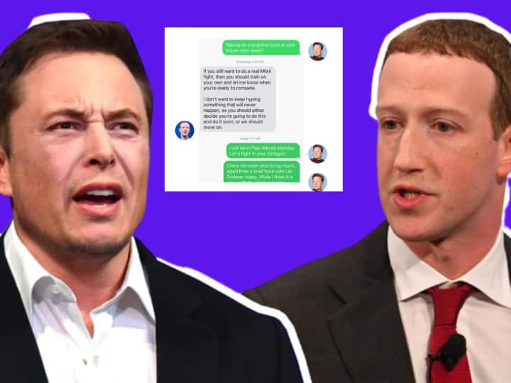 Elon Musk और Zuckerberg की चैट वायरल, लड़ाई के लिए दोनों कर रहे ये बातचीत