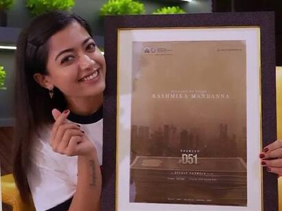 Actress rashmika mandanna join with dhanush d51 upcoming movie டி51 படத்தில் இணைந்த பிரபல ஹீரோயின் - உச்சக்கட்ட மகிழ்ச்சியில் வீடியோ வெளியிட்ட நடிகை