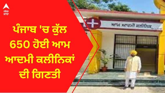 Punjab News । ਪੰਜਾਬ 'ਚ ਕੁੱਲ 650 ਹੋਈ ਆਮ ਆਦਮੀ ਕਲੀਨਿਕਾਂ ਦੀ ਗਿਣਤੀ