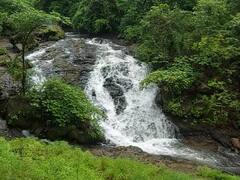 Shelwa Waterfall : तळकोकणात फेसळणारा शेवळा धबधबा पर्यटकांनी बहरला, पाहा फोटो