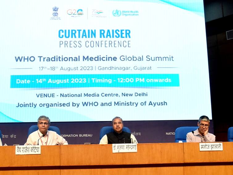 WHO Ayush ministry to hold first-of-its-kind global summit on traditional medicines in Gujarat Gandhinagar on August 17-18 WHO, Ayush Ministry To Hold First-Of-Its-Kind Global Summit On Traditional Medicines In Gujarat On Aug 17-18