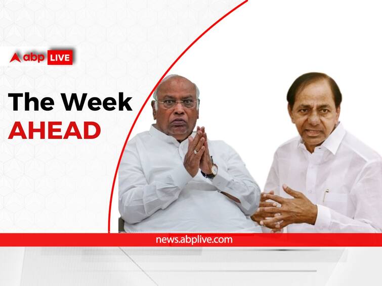 The Week Ahead Telangana Election 2023 Congress BRS KCR Mallikarjun Kharge Stalin Ahead Of Telangana Polls, Congress, BRS To Woo Voters — The Week Ahead