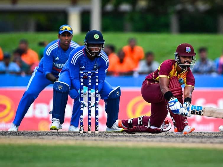 IND Vs WI 5th T20 west indies won match 8 wickets against India Central Broward Stadium IND Vs WI, Match Highlights: কিং, পুরানের ঝোড়ো ব্যাটিংয়ে জয় ক্যারিবিয়ানদের, টি-টোয়েন্টি সিরিজে হার ভারতের