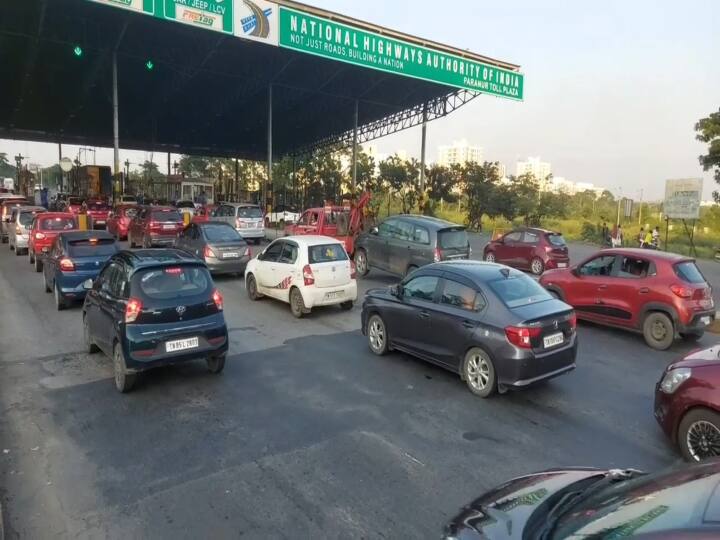 Audit report informs that an additional 28 crore rupees was collected in violation of the rules at Paranur toll gate of Chengalpattu district Paranur Toll Plaza: வாகன ஓட்டிகளை சுரண்டும் பரனூர் சுங்கச்சாவடி.. விதிகளை மீறி 28 கோடி ரூபாய் கூடுதல் வசூல்..! தீர்வு எப்போது?