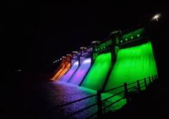 Independence Day : स्वातंत्र्य दिनाच्या पूर्वसंध्येला राज्यातील सरकारी इमारती, धरणांवर तिरंगा विद्युत रोषणाई; पाहा फोटो