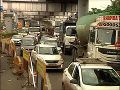 Andheri Traffic Jam : पश्चिम द्रुतगती महामार्गावर अंधेरीजवळ वाहतूक कोंडी, उड्डाणपुलाखाली वाहनांच्या रांगा