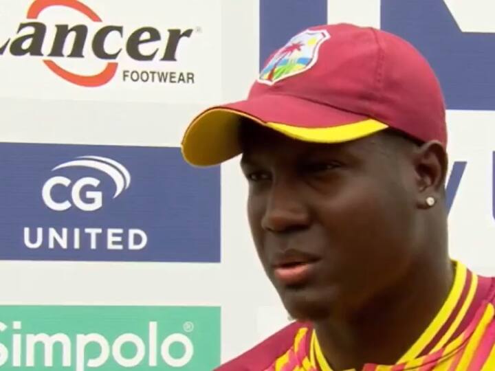 IND vs WI T20I after wining series west Indies captain Rovman Powell's reaction he looked very happy and thanked everyone IND vs WI: भारत के खिलाफ टी20 सीरीज़ जीत गदगद हुए वेस्टइंडीज़ कप्तान रोवमैन पॉवेल, बोले- शब्दों में बयां करना...