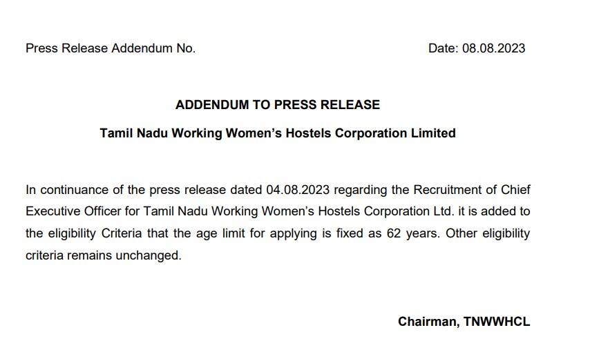 TNWWHCL Recruitment: முதுகலை பட்டம் பெற்றவரா? ரூ.1 லட்சம் மாத ஊதியம்; அரசுப் பணி - முழு விவரம்!
