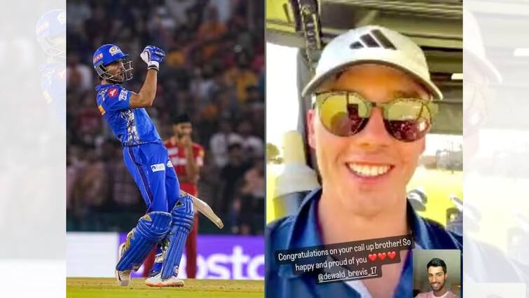 Tilak Varma Makes Video Call To Congratulates MI Teammate For South Africa Call-Up, Shares Screenshot On Instagram Tilak Verma: জাতীয় দলে ডাক পেলেন ব্রেভিস, আইপিএল দলের সতীর্থকে শুভেচ্ছা জানিয়ে পোস্ট তিলকের