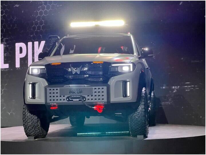 Mahindra Pik-up Truck: महिंद्रा स्कॉर्पियो एन पर आधारित पिक-अप का हुआ खुलासा, ढेर सारी खूबियों से है लैस Mahindra New Pik up Truck Revealed Based on Scorpio N Check Design Details Features Specs Mahindra Pik-up Truck: महिंद्रा स्कॉर्पियो एन पर आधारित पिक-अप का हुआ खुलासा, ढेर सारी खूबियों से है लैस