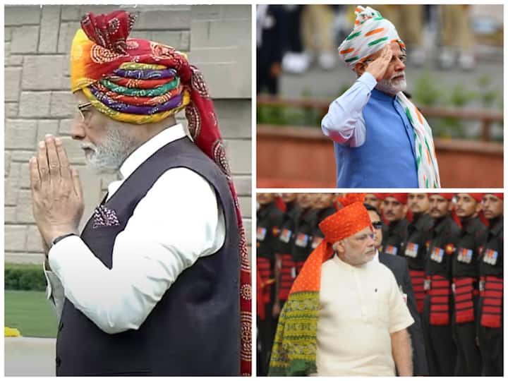 Over the years, during the Independence Day celebrations, Prime Minister Narendra Modi has sported a bright, traditional turban to go along with his attire. A peek at different headgear which PM wore.
