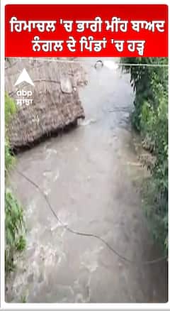 NANGAL | ਹਿਮਾਚਲ 'ਚ ਭਾਰੀ ਮੀਂਹ ਬਾਅਦ ਨੰਗਲ ਦੇ ਪਿੰਡਾਂ 'ਚ ਹੜ੍ਹ