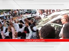 शेकडो कार्यकर्ते, तुफान गर्दी अन् घोषणाबाजी; औरंगाबादेत शरद पवारांचे जंगी स्वागत