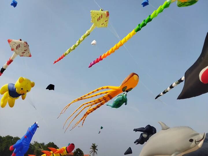 செங்கல்பட்டு மாவட்டம் மாமல்லபுரத்தில் தொடர்ந்து இரண்டாவது ஆண்டாக பட்டம் விடும் திருவிழா நடைபெற்று வந்தது.