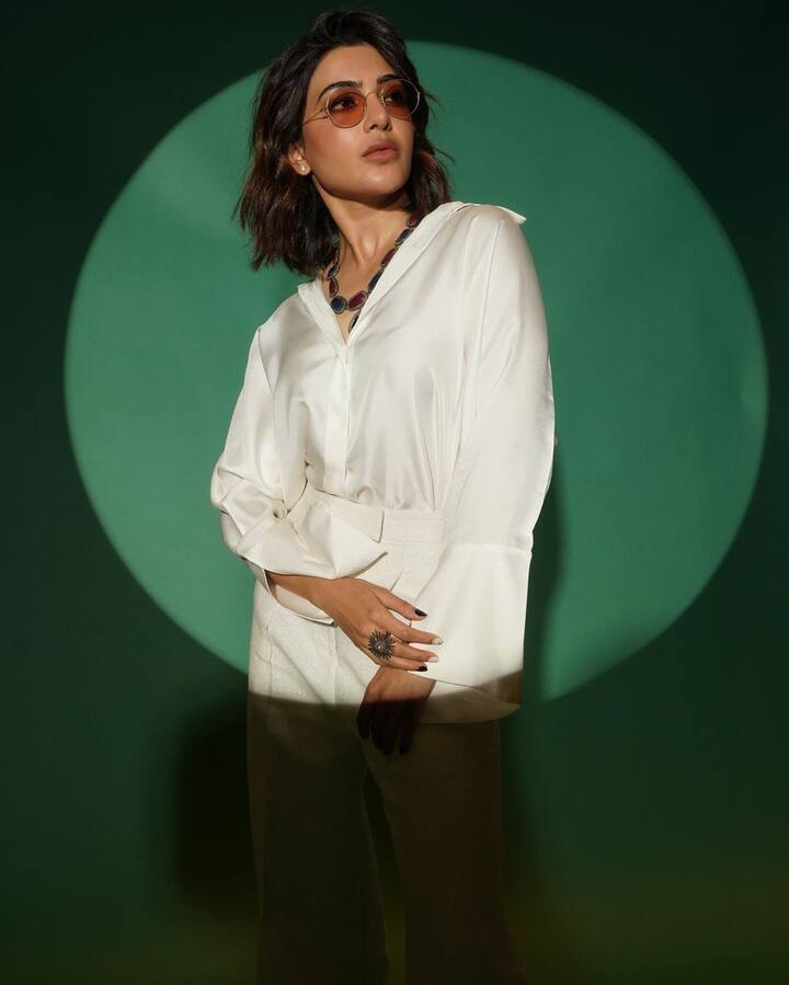 ఈమె తాజాగా నటించిన ‘ఖుషి‘ సినిమా సెప్టెంబర్ 1న విడుదలకానుంది.Photo Credit: Samantha/Instagram