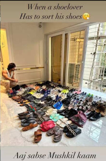 अजूनी एक्टर Shoaib Ibrahim ने दिखाया अपना शूज कलेक्शन, लिखा- ...आज सबसे मुश्किल काम