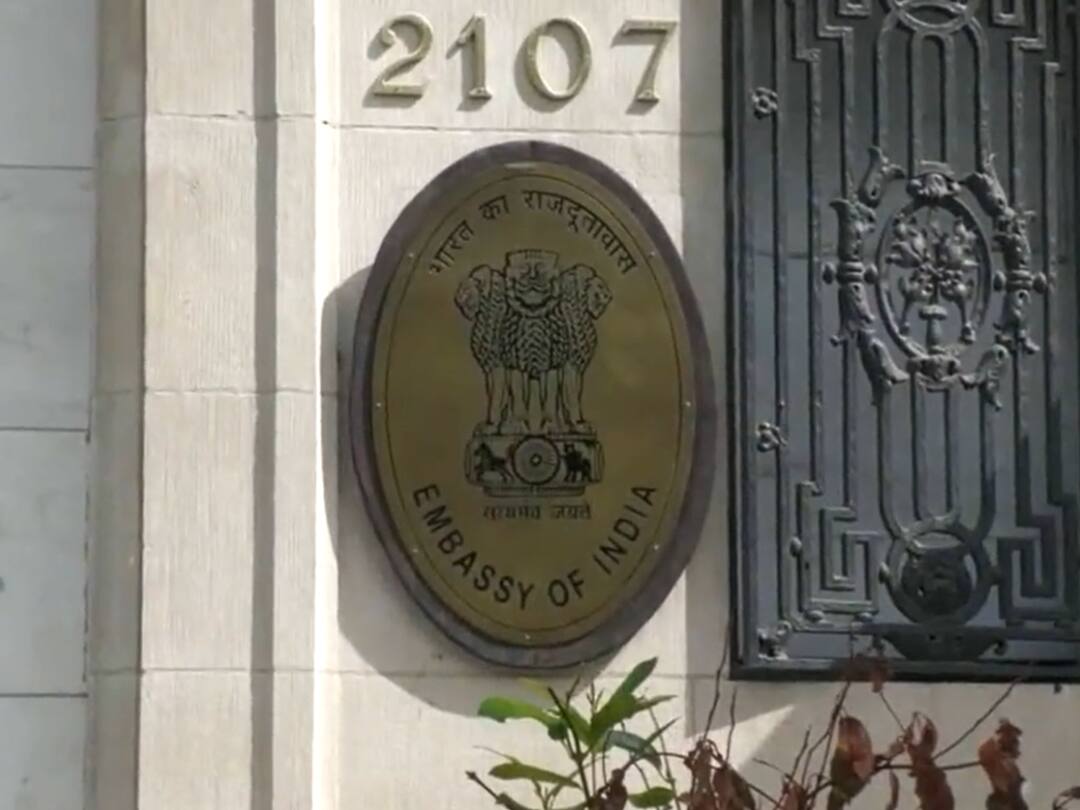 US Khalistan Protest Washington DC Security Heightened Outside Indian Embassy Security Beefed Up Outside Indian Embassy In Washington DC As Khalistanis Plan Protest In US