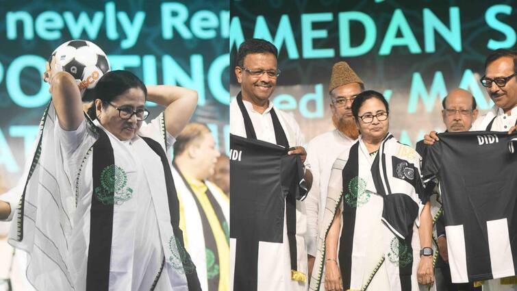 Mamata Banerjee announces financial help to Mohammedan Sporting Club inauguration of a new tent Mamata Banerjee: মহমেডানের নতুন তাঁবু উদ্বোধনে মমতা, গ্যালারি সংস্কারে ঘোষণা করলেন আর্থিক অনুদানও