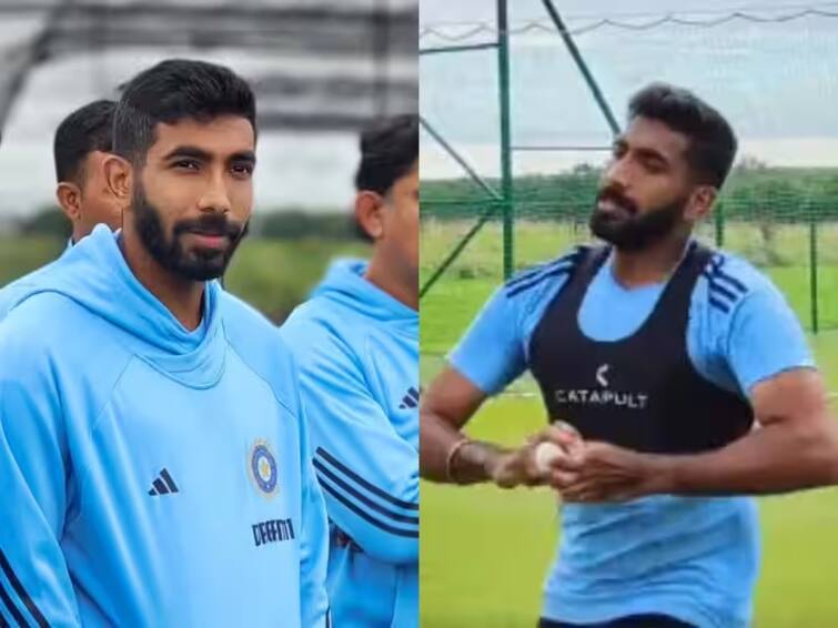 Jasprit Bumrah Practice Session Bouncer Yorker Bowling to Teammates IND vs IRE T20 Viral Video Watch Jasprit Bumrah: ’அண்ணன்தான் இறங்கி வரவா..?' சீறிபாய்ந்து ஸ்டம்புகளை சிதறவிட்ட பும்ரா.. வைரலாகும் வீடியோ!