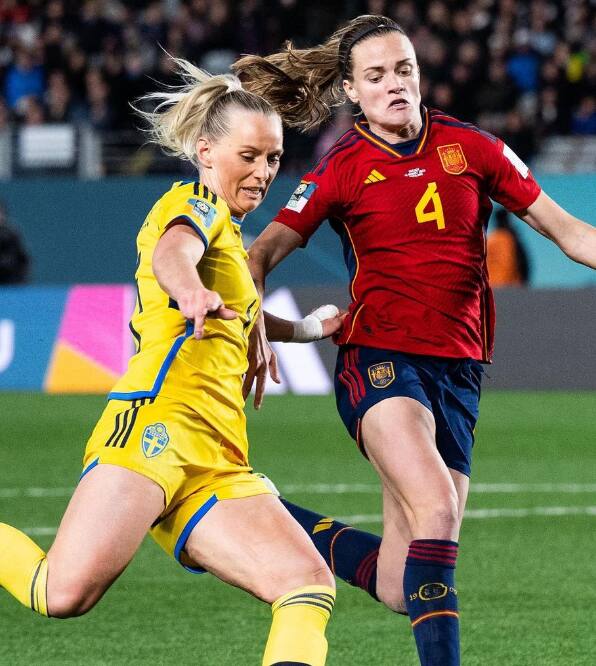 நேற்று இறுதி போட்டிக்கு செல்வதற்கான அரையிறுதி போட்டியில், ஸ்பெயின் அணி ஸ்வீடன் அணியிடம் பலபரிச்சை நடத்தியது