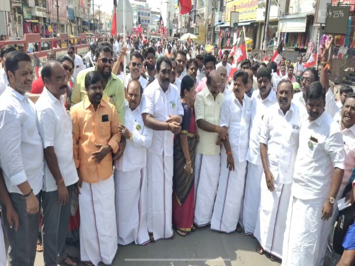 AIADMK: காஞ்சியில் கூடிய அதிமுகவினர்..! மாநாட்டுக்கு ஒத்திகையா ? அதிர்ந்த காஞ்சி மாநகரம்