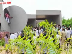 Hyderabad: ఇంజినీరింగ్ కాలేజీ వద్ద విద్యార్థుల ఆందోళన, కొందరు బిల్డింగ్ ఎక్కడంతో టెన్షన్ టెన్షన్