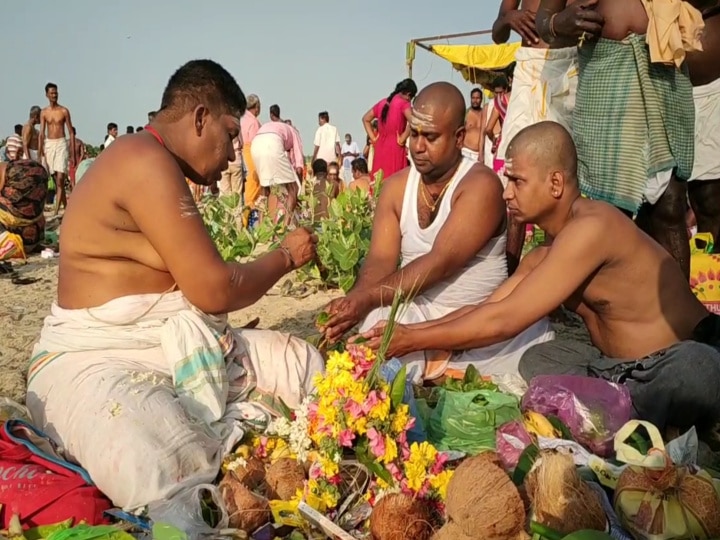 மீண்டும் ஆடி அமாவாசை.. ஒரே மாதத்தில் 2வது முறை... பூம்புகார், காவிரி கரைகளில் குறைந்த மக்கள்..!