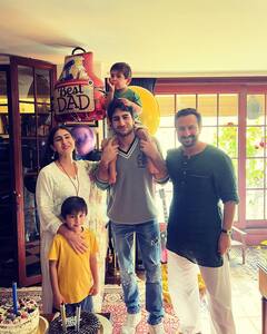 Inside Saif Ali Khan's Birthday Celebration With Kareena, Sara, Ibrahim, Taimur And Jeh - See Pics
