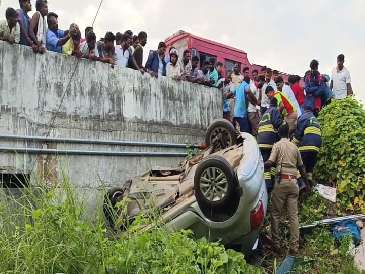 காலையிலேயே சோகம்..! பரிதாபமாக பறிபோன 3 உயிர்..! தொடரும் விபத்துகளால் வாகன ஓட்டிகள் அச்சம்..! chengalpattu madhuranthagam 3 people tragically died on the spot when a car overturned in a canal in Chengalpattu district காலையிலேயே சோகம்..! பரிதாபமாக பறிபோன 3 உயிர்..! தொடரும் விபத்துகளால் வாகன ஓட்டிகள் அச்சம்..!