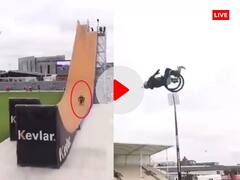 व्हीलचेयर पर बैठकर युवक ने किया जबरदस्त स्टंट, स्लाइड करते हुए उड़ा कई फीट ऊपर, Video कर देगा दंग