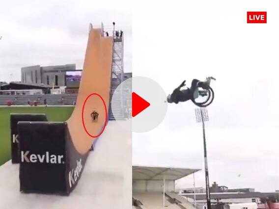 व्हीलचेयर पर बैठकर युवक ने किया जबरदस्त स्टंट, स्लाइड करते हुए उड़ा कई फीट ऊपर, Video कर देगा दंग