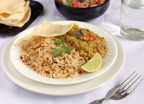 Parsi Brown Rice With Dhansak (Image Source: Getty)