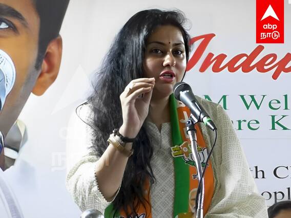 Namitha Speech : ”நான் இங்க இந்தில பேசலாமா?” அனுமதி கேட்ட நமீதா