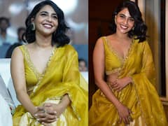 Aishwarya lakshmi: గోల్డెన్ కలర్ డ్రెస్సులో ఐశ్వర్య లక్ష్మి కనువిందు