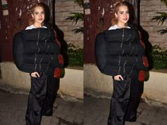 ये क्या नया बवाल है! किसका हाथ शरीर पर लगाए बाहर निकल आईं उर्फी जावेद...कपड़े देख दिमाग चकरा जाएगा