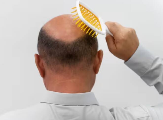कोरफड (aloevera gel) केसांचं गळणं थांबवण्यासाठी अतिशय परिणामकारक आहे. कोरफडीचा गर केसाला लावल्यास केस गळणं थांबतं तसेच केसांची वाढ होण्यास मदत होते.