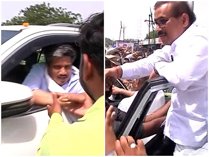 यावेळी शरद पवार यांच्यासह रोहित पवार आणि राजेश टोपे देखील सहभागी असल्याचे पाहायला मिळत आहेत.