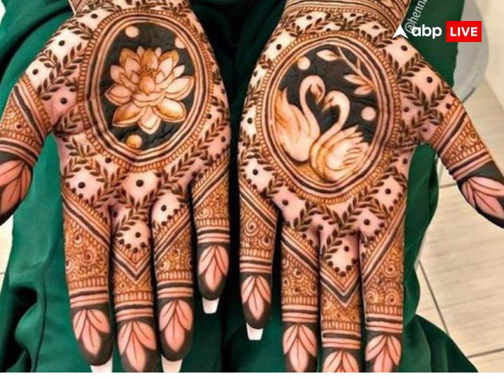 Hariyali Teej Mehndi Design: हरियाली तीज पर अपने हाथों में लगाएं खूबसूरत मेंहदी, यहां देखें लेटेस्ट डिजाइन्स
