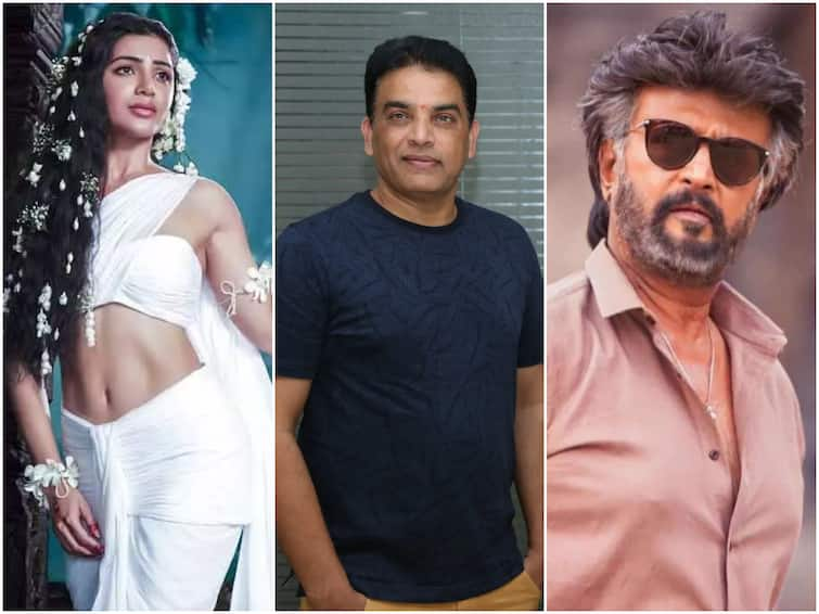 Dil Raju recovering Shakuntalam losses with Rajinikanth Jailer Telugu distribution Jailer - Dil Raju - Shakuntalam : 'శాకుంతలం' నష్టాలు కవర్ చేస్తున్న రజనీకాంత్ 'జైలర్'