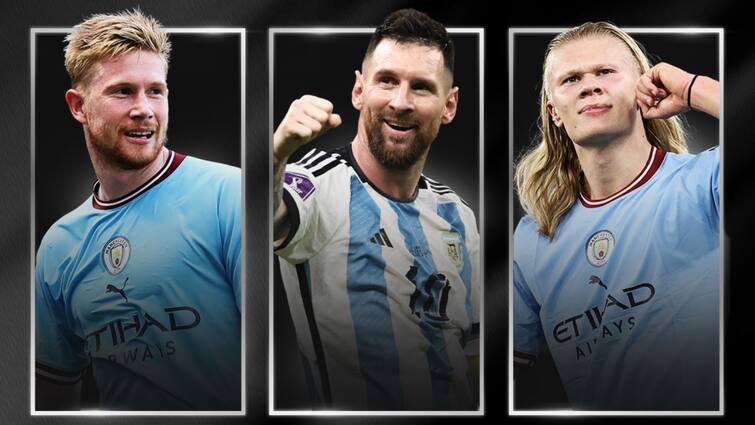 UEFA Player of the Year: Lionel Messi along with Erling Haaland and Kevin de Bruyne in running for the best footballer UEFA Player of the Year: ইউরোপ ছাড়লেও সেরা খেলোয়াড়ের দৌড়ে মেসি, লড়াই দুই ম্যান সিটি তারকার সঙ্গে