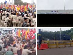 గంగవరం పోర్టు ముట్టడికి యత్నించిన కార్మికులు- పరిస్థితి ఉద్రిక్తత- పలువురికి గాయాలు