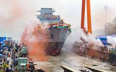 Vindhyagiri: 'विंध्यगिरी' युद्धनौकेचे राष्ट्रपती द्रौपदी मुर्मू यांच्या हस्ते जलावतरण, हुगळी नदीच्या किनारी जलावतरण संपन्न