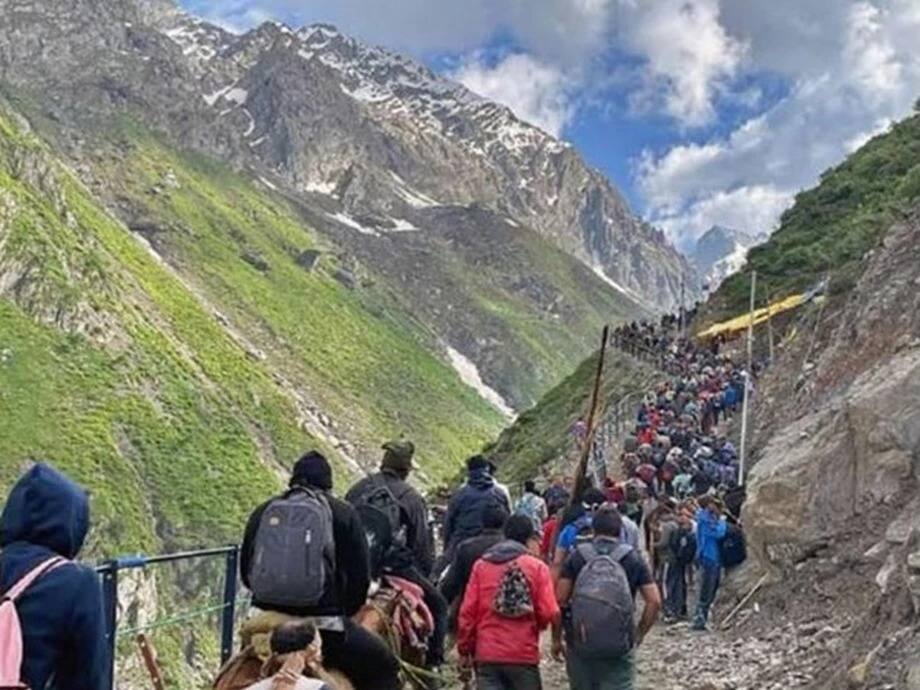 Chota Amarnath Yatra 2023 to-begin-on-31st august-in-bandipora marathi news Chota Amarnath Yatra 2023 : तब्बल 9 वर्षांनंतर 'छोटा अमरनाथ यात्रा' पुन्हा सुरु होणार; सुरक्षेसाठी कडक व्यवस्था तैनात